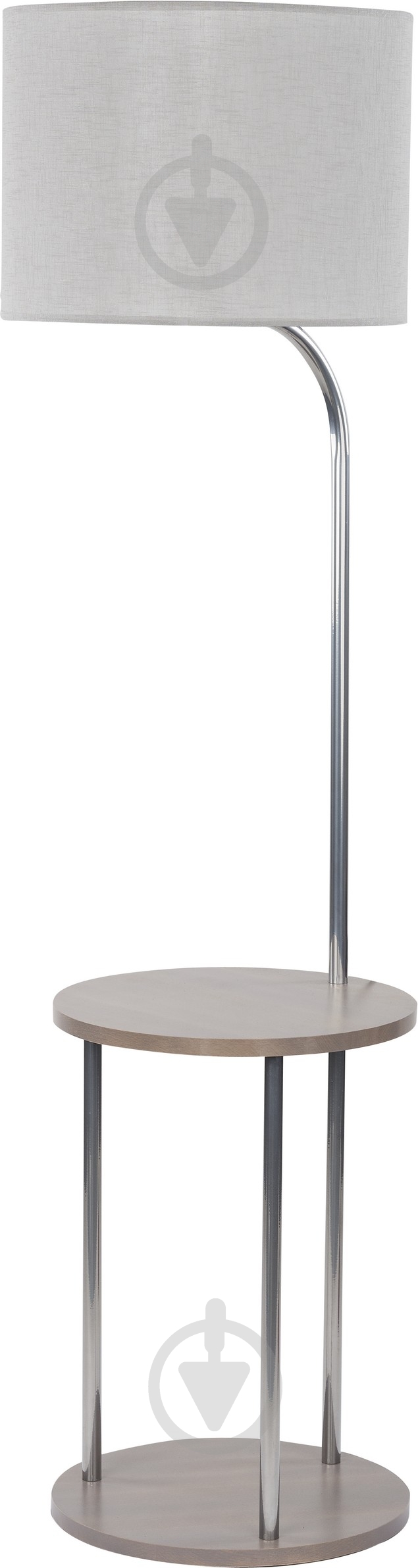 Торшер TK Lighting Cleo 60 Вт E27 сірий/дерево 1097 - фото 1 Торшер TK Lighting Cleo 60 Вт E27 сірий/дерево 1097 - фото 1