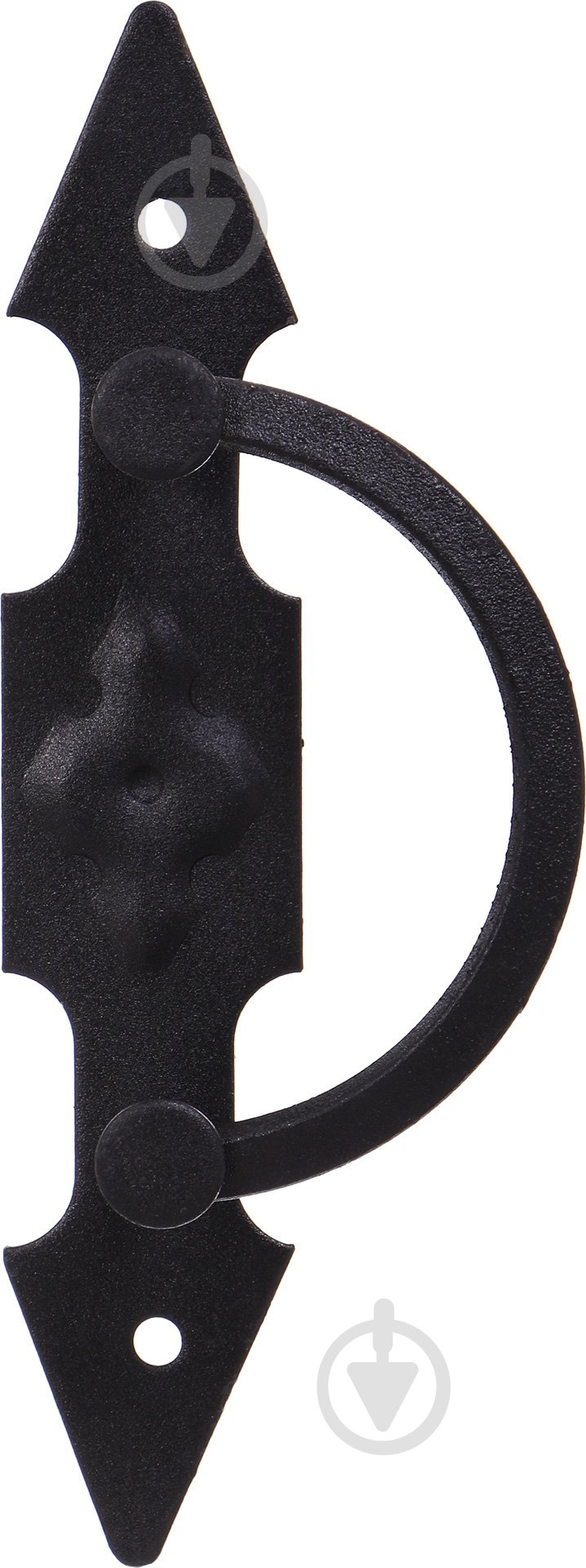 Ручка кованная БеМас узор черный - фото 1 Ручка кованная БеМас узор черный - фото 1