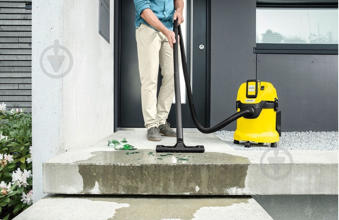 Пылесос Karcher WD 3 Battery 9.611-730.0 + мешки yellow - фото 6
