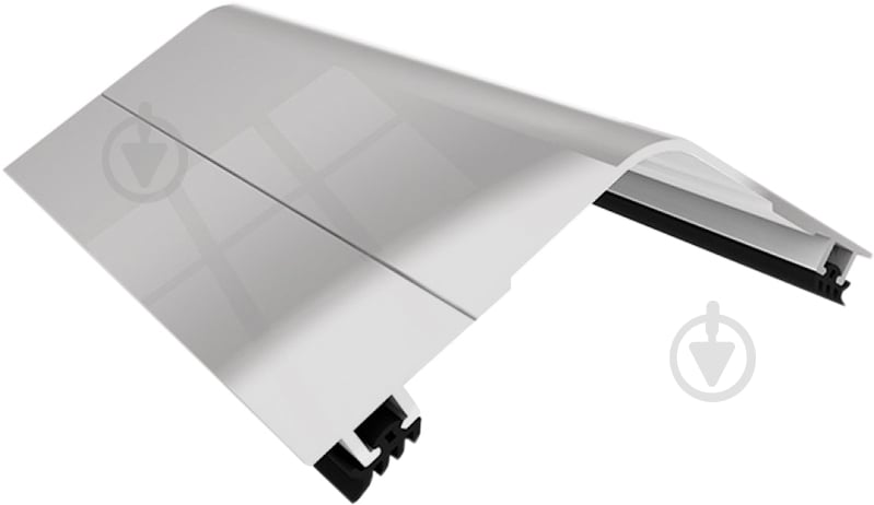 Профиль коньковый алюминиевый с уплотнителем Solidprof АПК 60х60мм 3 м - фото 1