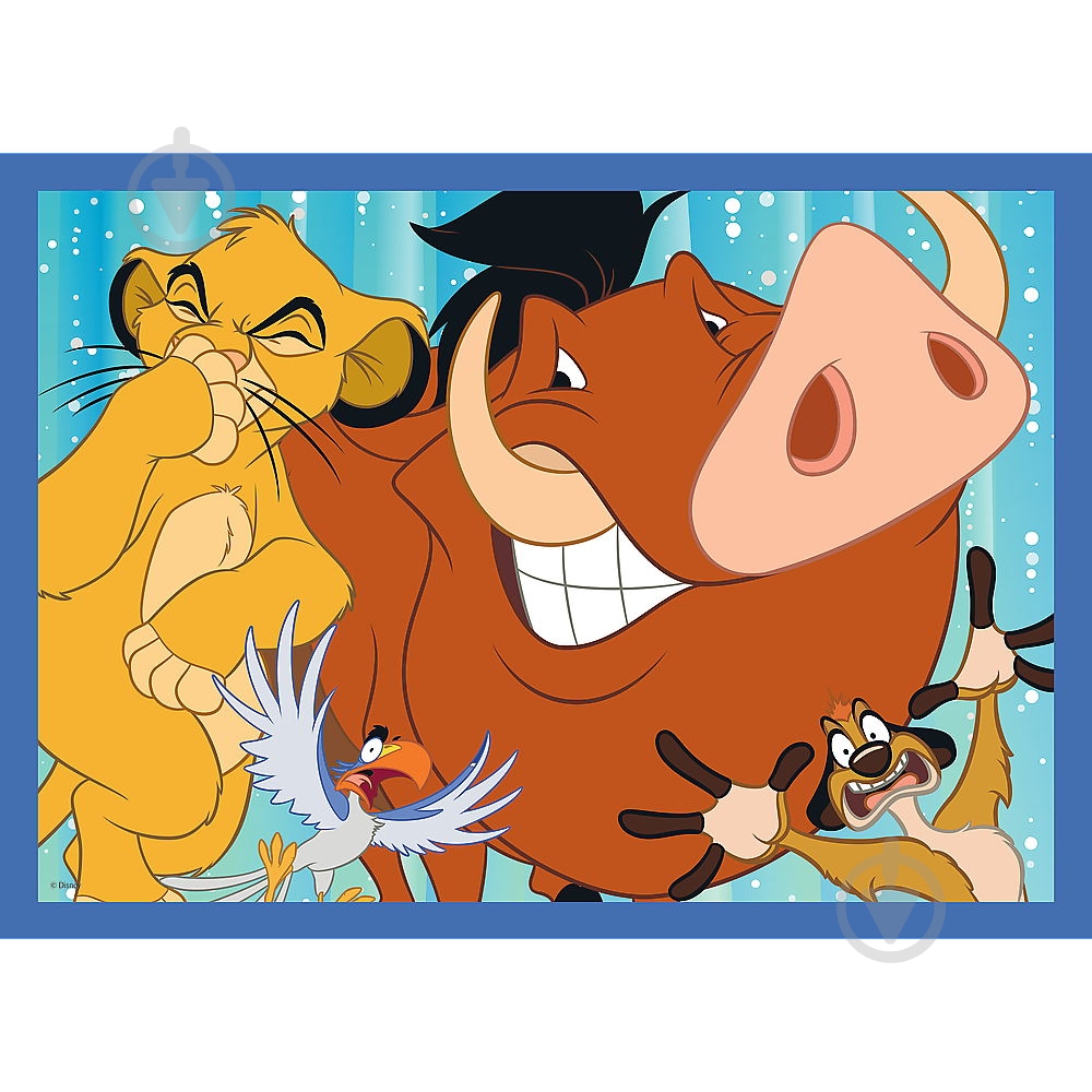 Пазл Trefl 4 в 1 (12,15,20,24) Disney 100 Щасливий світ Дісней 4+ 34618 - фото 2