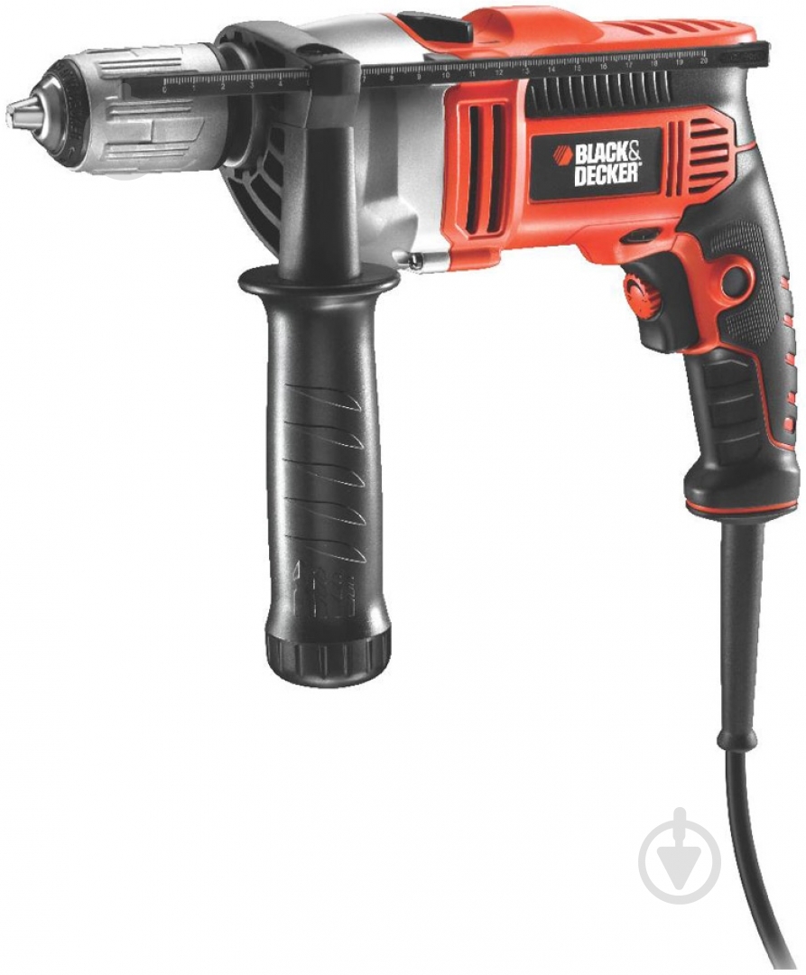 Дрель ударная Black+Decker KR705KA - фото 1