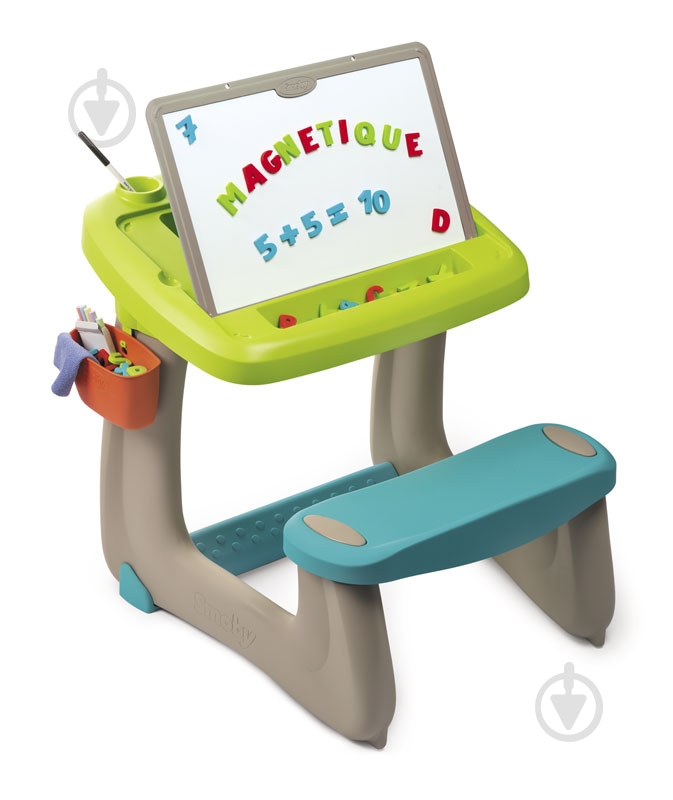 Детская парта Smoby Школьник с аксессуарами 420103 - фото 1 Детская парта Smoby Школьник с аксессуарами 420103 - фото 1