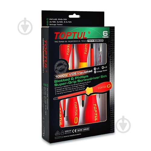 Набор отверток Toptul GFE-0605 - фото 1