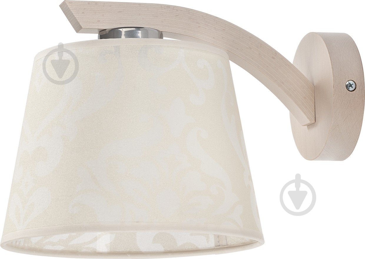 Бра TK Lighting Mika 1x60 Вт E27 беж/дерево 460 - фото 1