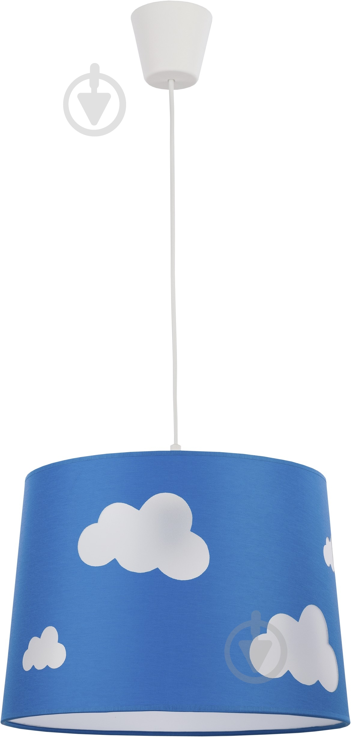 Люстра підвісна TK Lighting Sky 1x60 Вт E27 синій 2420 - фото 1