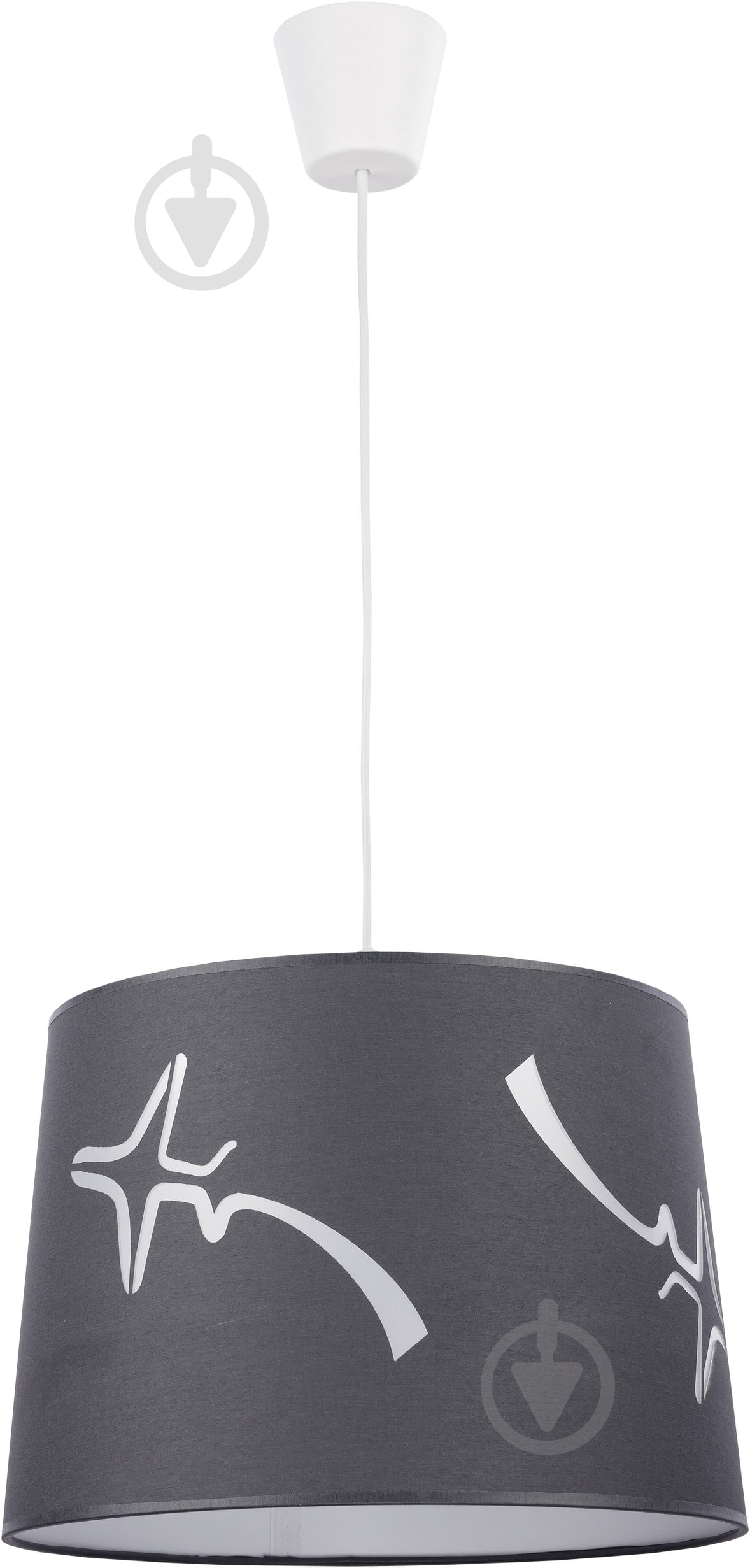 Люстра подвесная TK Lighting Avion 1x60 Вт E27 серый 2422 - фото 1 Люстра подвесная TK Lighting Avion 1x60 Вт E27 серый 2422 - фото 1