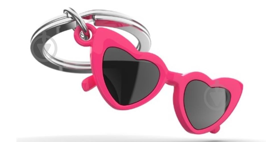 Брелок для ключів Metalmorphose Pink glasses - фото 1