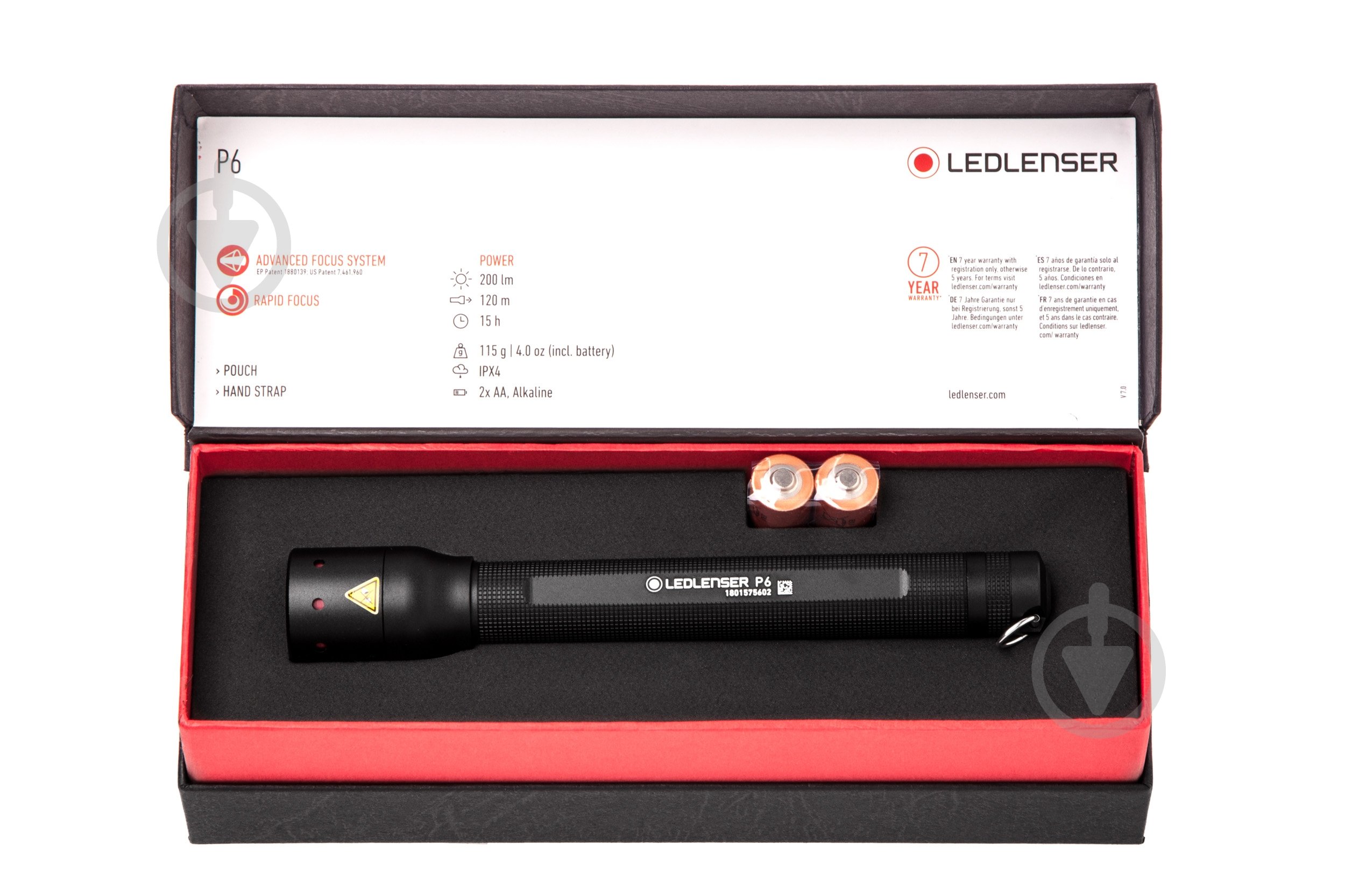 Фонарь Led Lenser P6 200 Лм 500921 - фото 7 Фонарь Led Lenser P6 200 Лм 500921 - фото 7