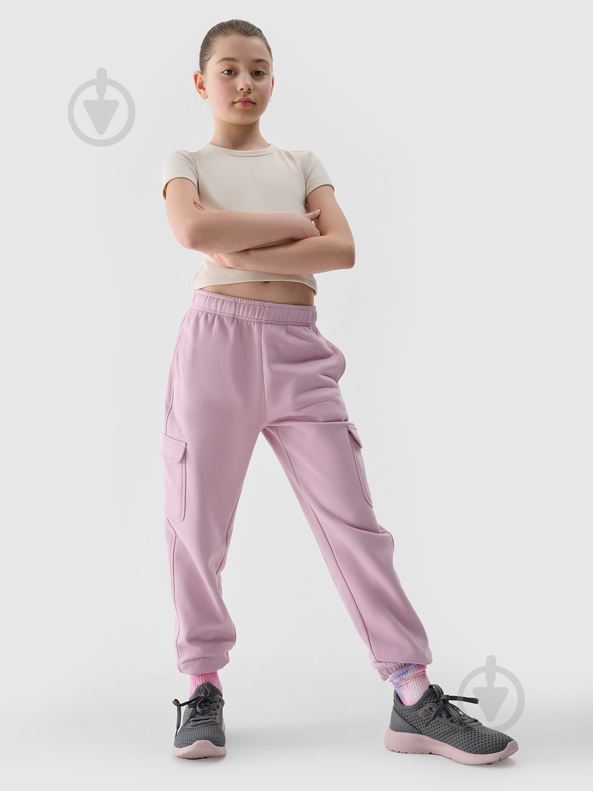 Штани 4F TROUSERS CAS F1135 4FJWSS25TTROF1135-52S р. 158 рожевий - фото 2