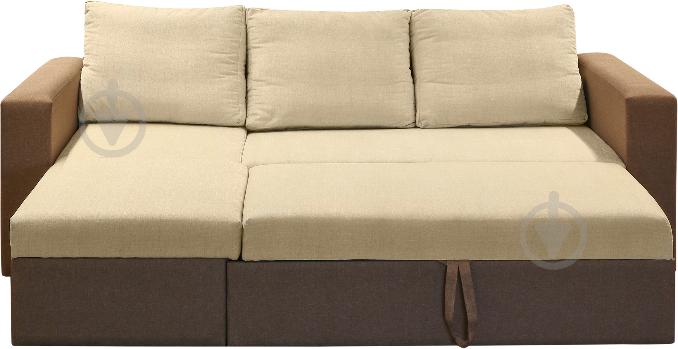 Диван угловой Embawood Виктория левый коричневый 2300x1630x770 мм - фото 3