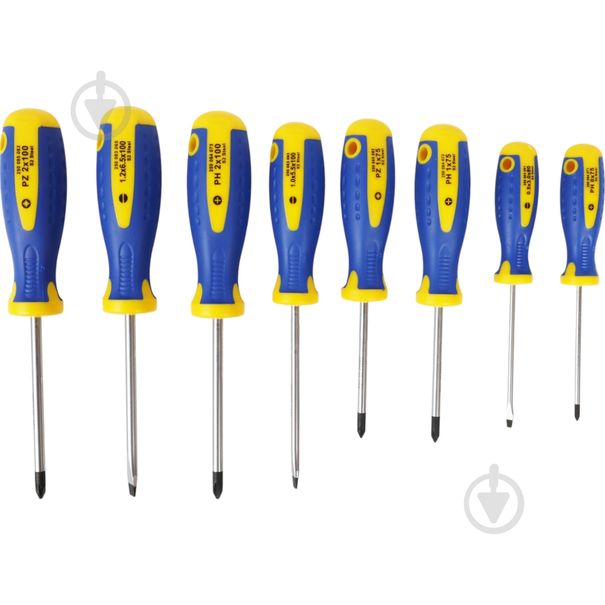 ᐉ Набір викруток S&R SL-PH-PZ S2 8 шт. 0,5×100 мм 250681108