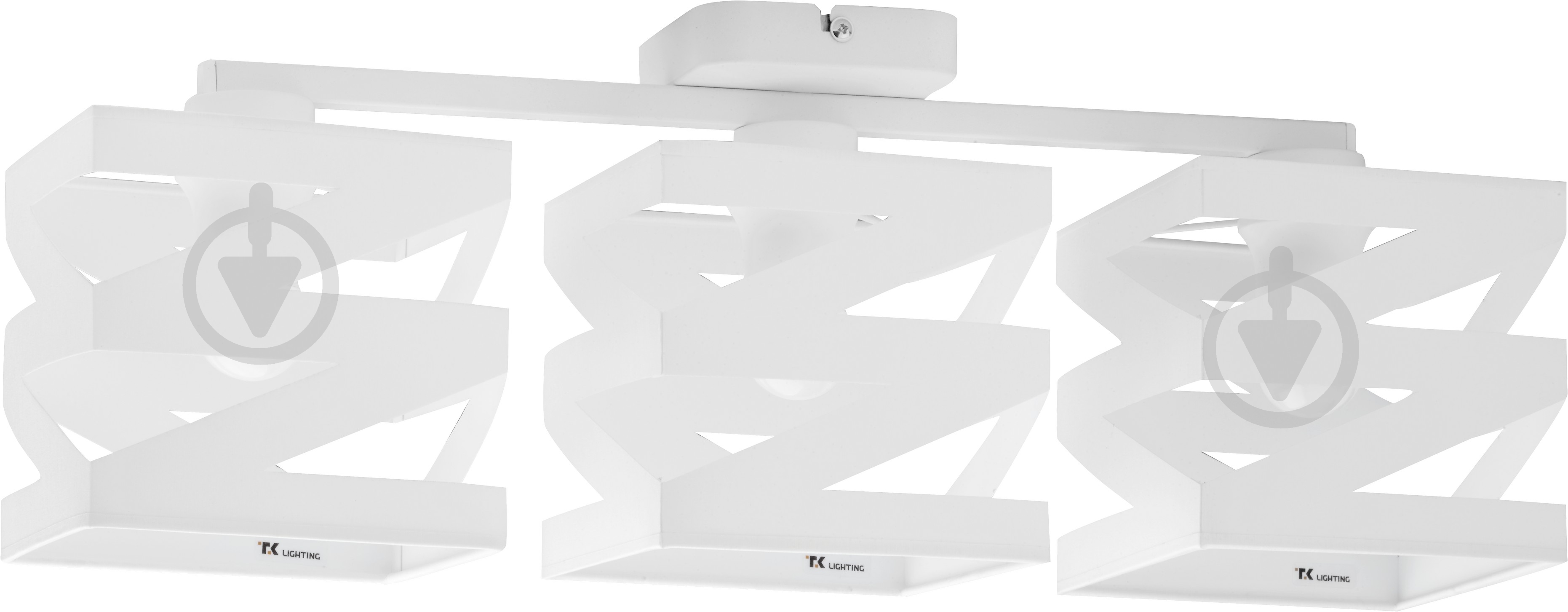 Люстра потолочная TK Lighting Split 3x60 Вт E27 белый 2336 - фото 1 Люстра потолочная TK Lighting Split 3x60 Вт E27 белый 2336 - фото 1