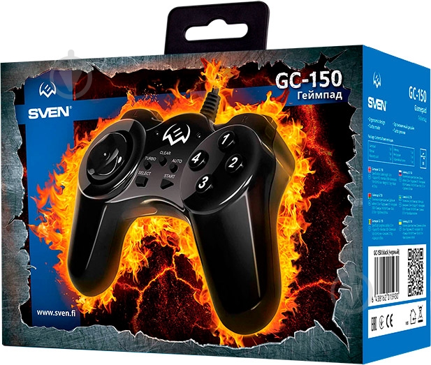 Геймпад Sven GC-150 USB (00700043) - фото 4 Геймпад Sven GC-150 USB (00700043) - фото 4