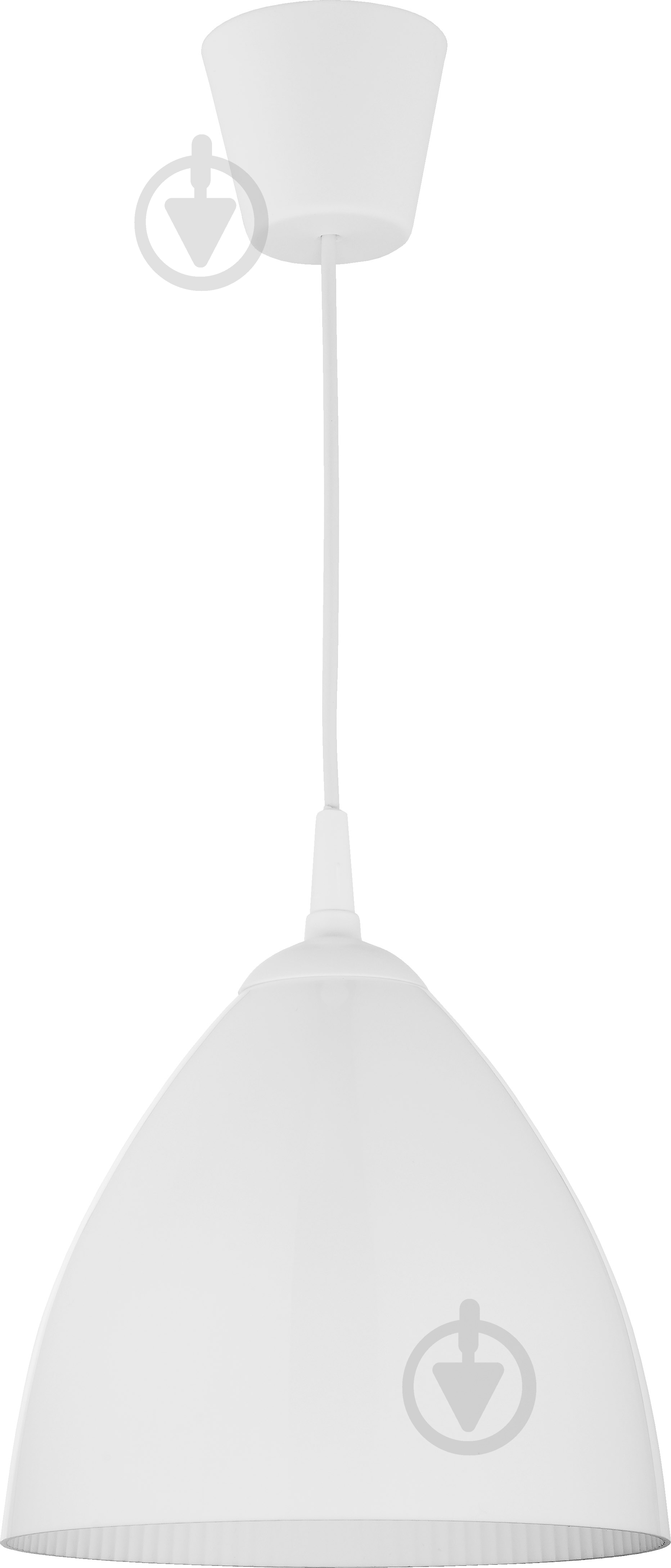 Подвес TK Lighting Dawid New 1x60 Вт E27 белый 2249 - фото 1