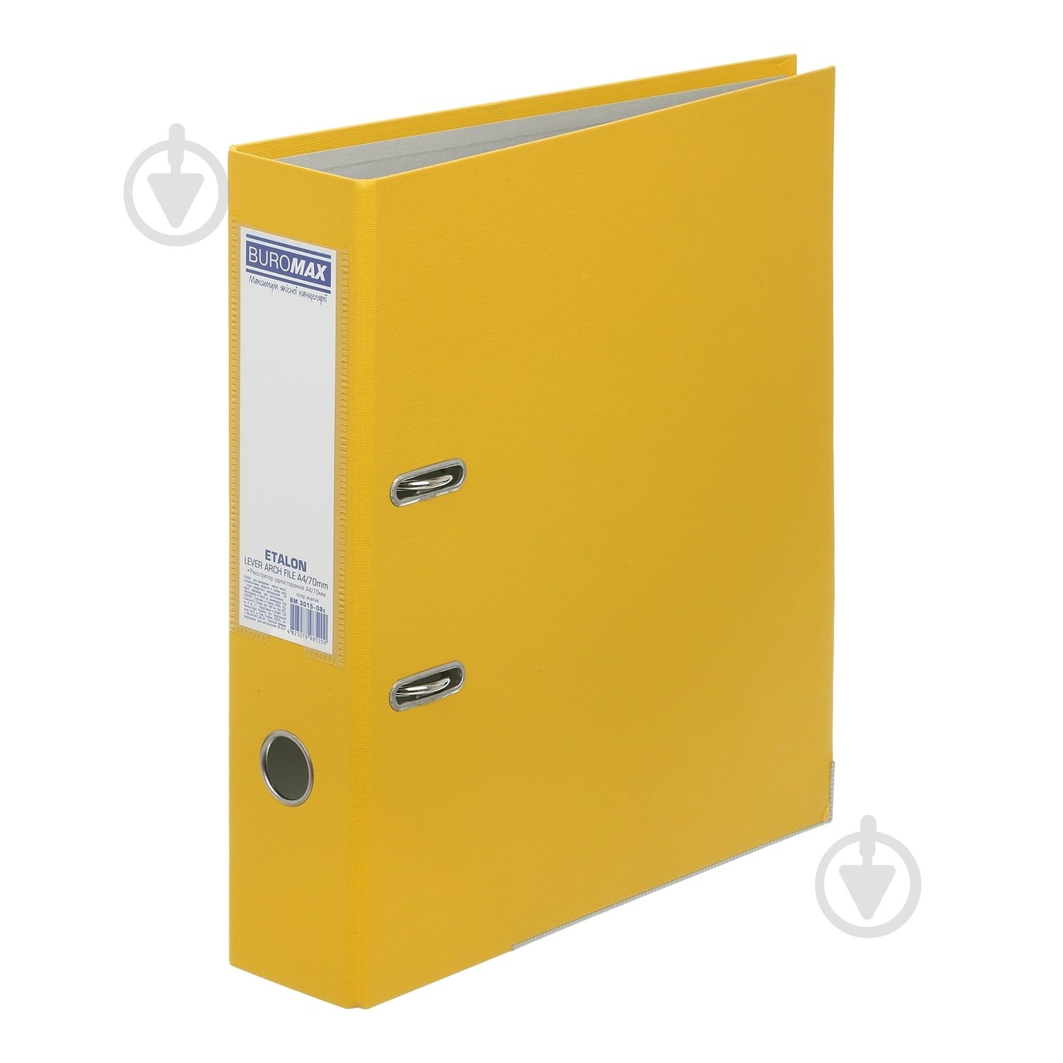 Реєстратор ETALON А4 70 мм збірний жовтий Buromax BM.3015-08c - фото 1
