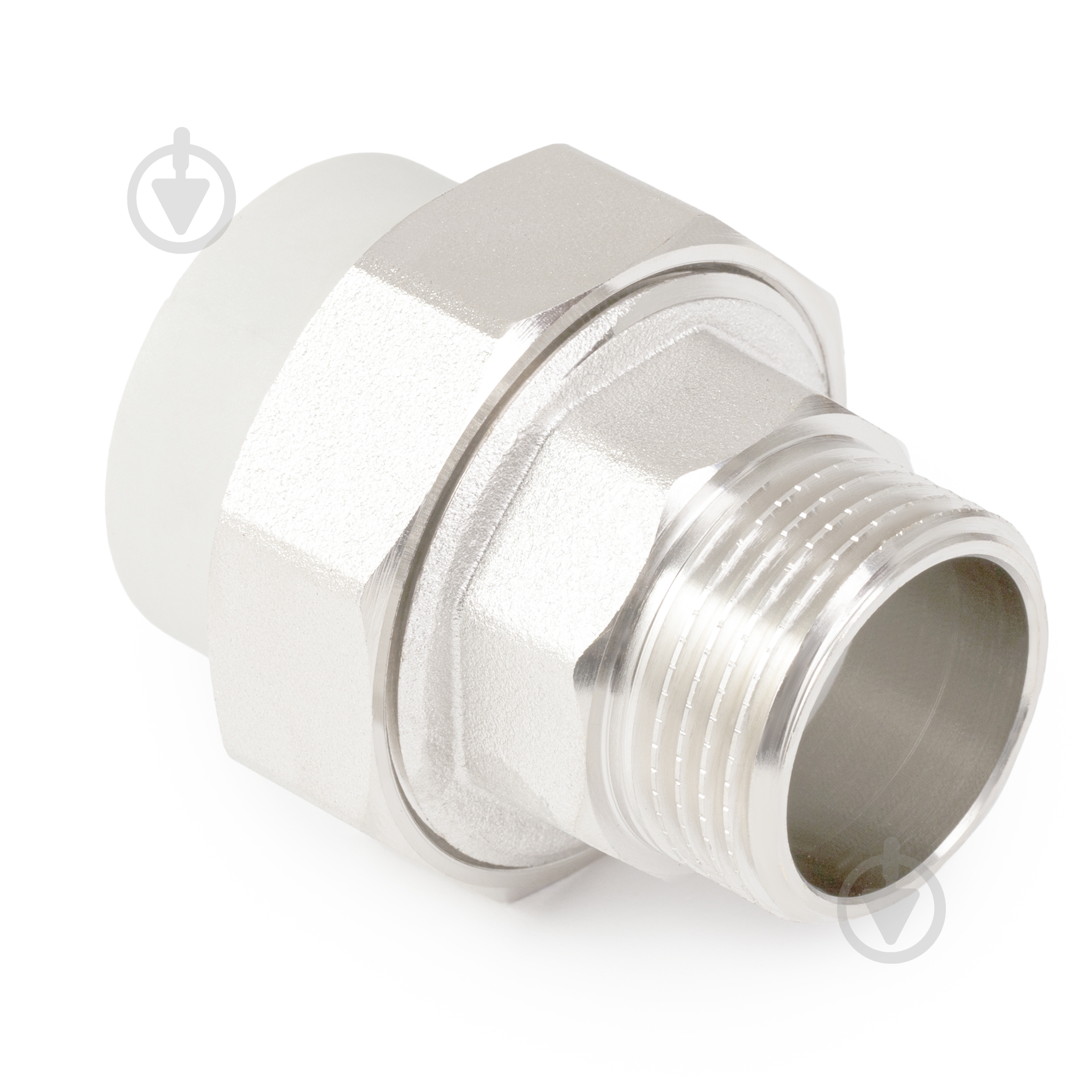 Американка Н ASG 25х3/4" (белая) - фото 1 Американка Н ASG 25х3/4" (белая) - фото 1