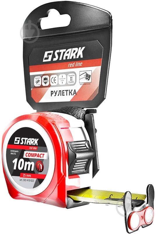 Рулетка Stark Compact 503410025 10  м x 25  мм - фото 4