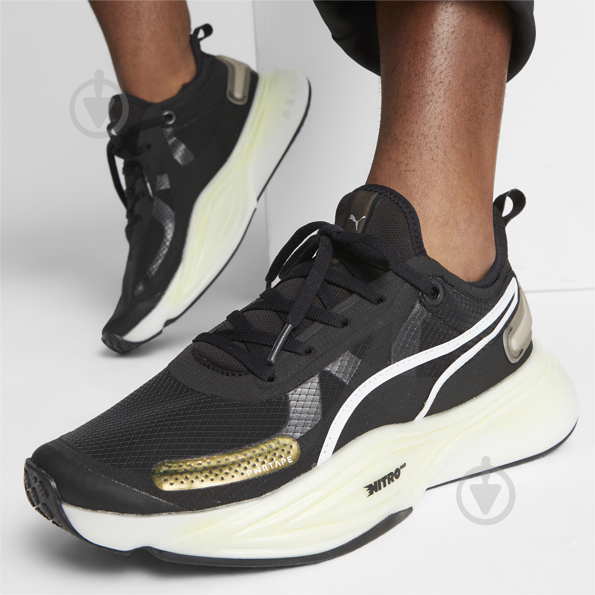 Кросівки чоловічі Puma PWR NITRO SQUARED 37868701 р.40,5 чорні - фото 3
