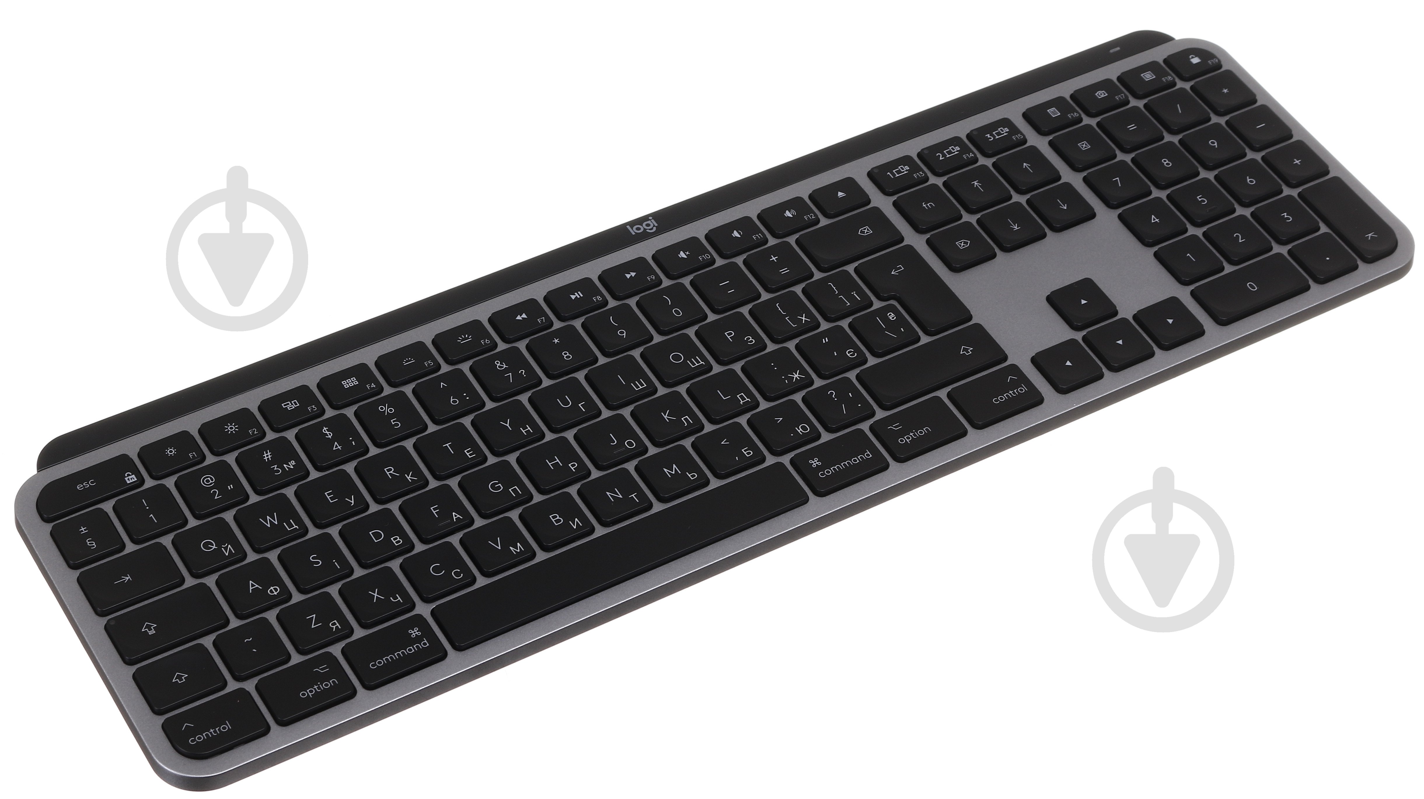 Клавиатура Logitech MX Keys Wireless for Mac Space (920-009558) black - фото 2 Клавиатура Logitech MX Keys Wireless for Mac Space (920-009558) black - фото 2