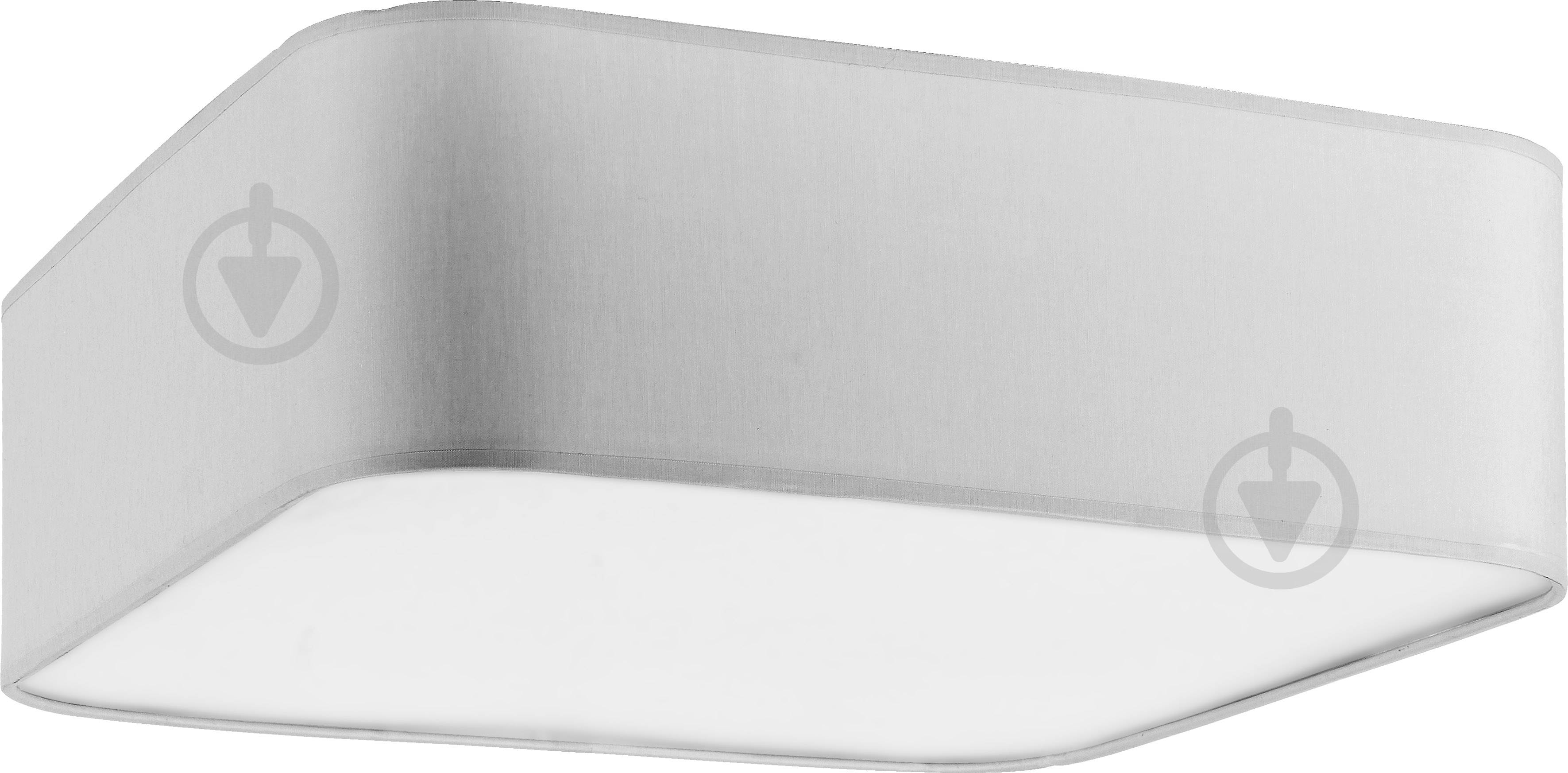 Люстра потолочная TK Lighting Office Square 4x15 Вт E27 серый 2020 - фото 1