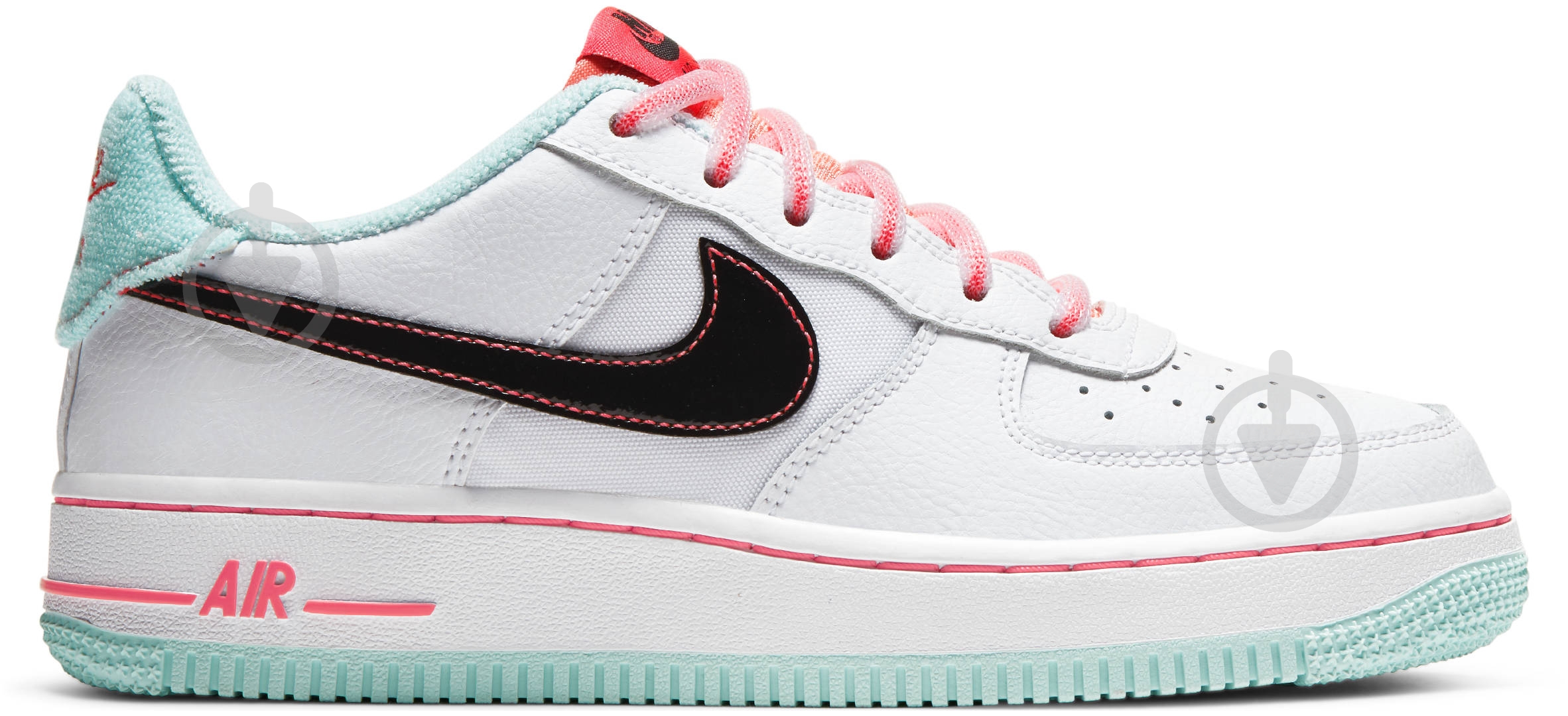 Кроссовки для девочек Nike AIR FORCE 1 '07 LV8 GS DD7709-100 р.40 белые - фото 3