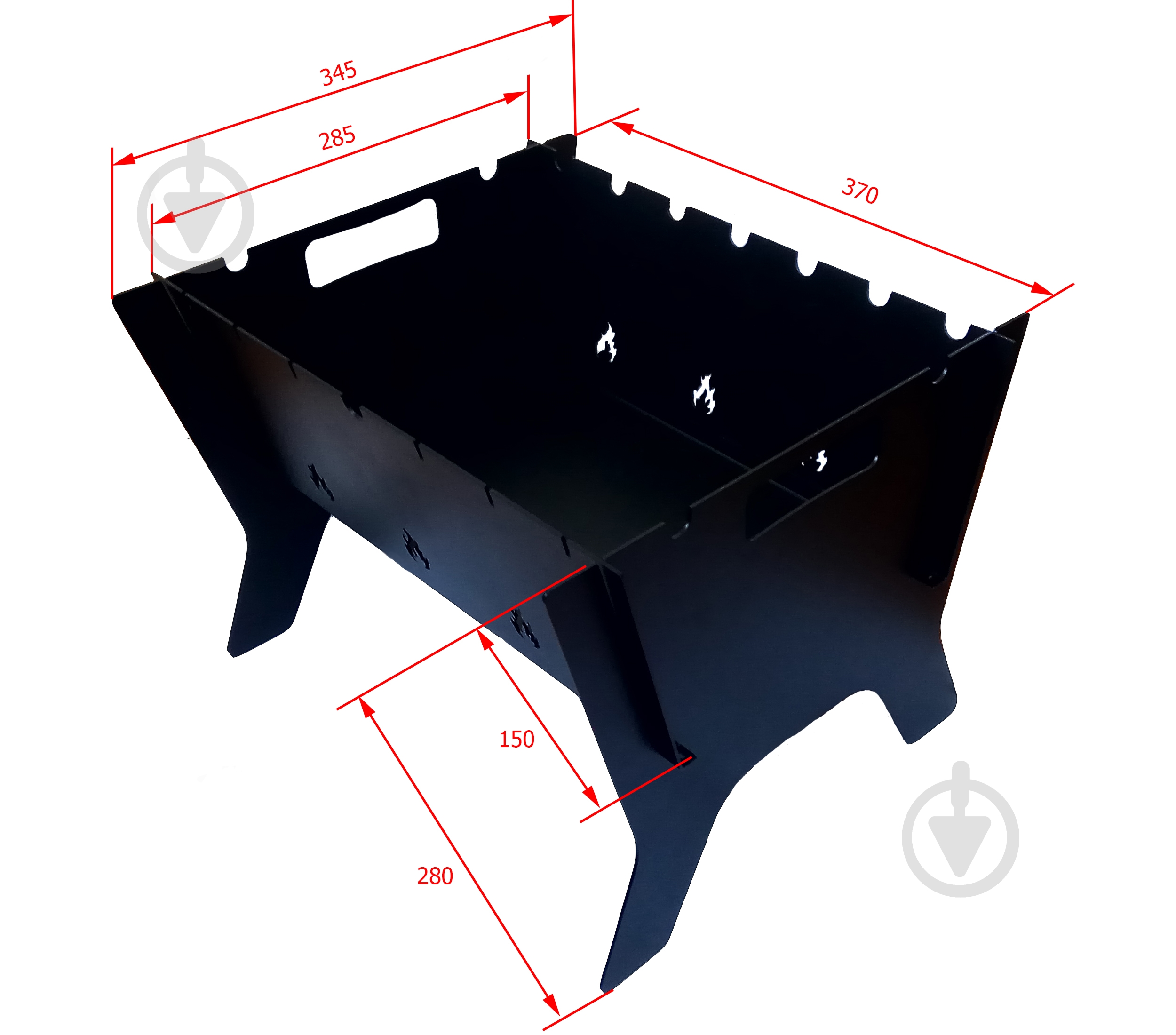 Мангал ESI разборной мини - фото 2