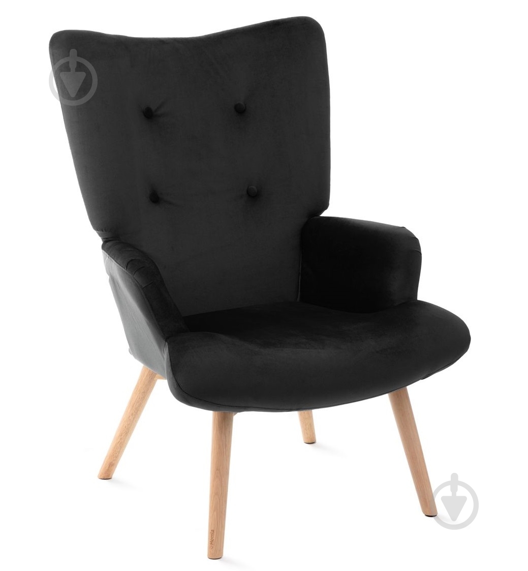 Кресло Homla Moss черный - фото 1