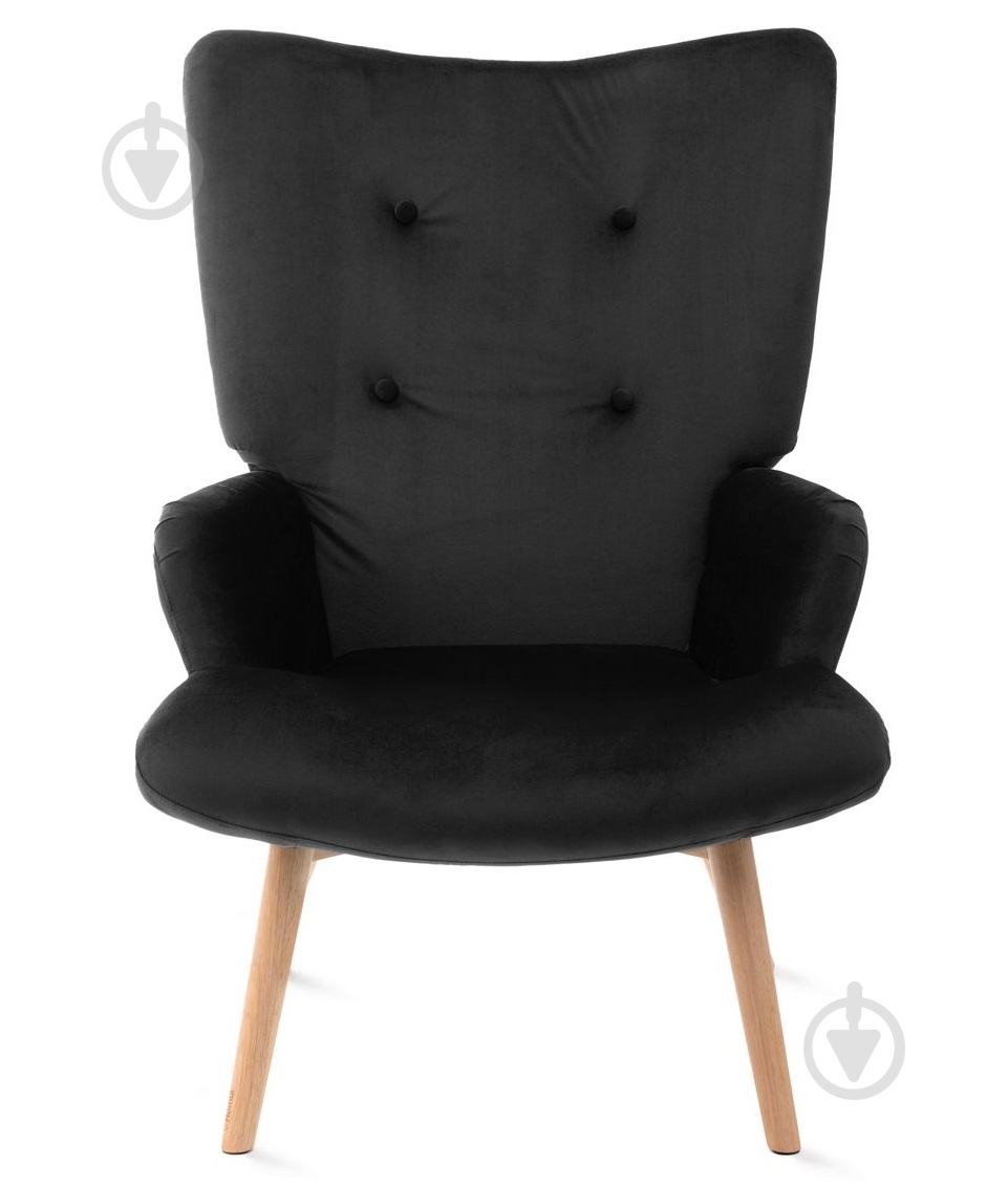 Кресло Homla Moss черный - фото 2