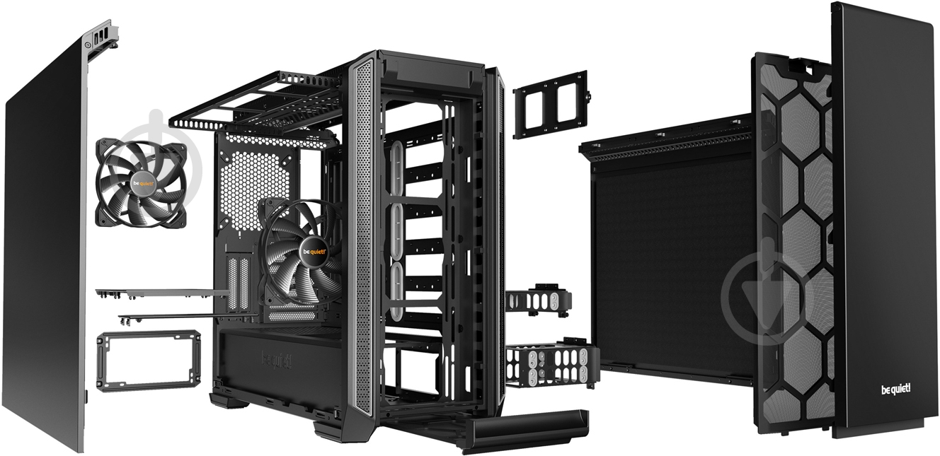 Корпус be quiet! Silent Base 601 Black-Silver (BG027) - фото 7 Корпус be quiet! Silent Base 601 Black-Silver (BG027) - фото 7