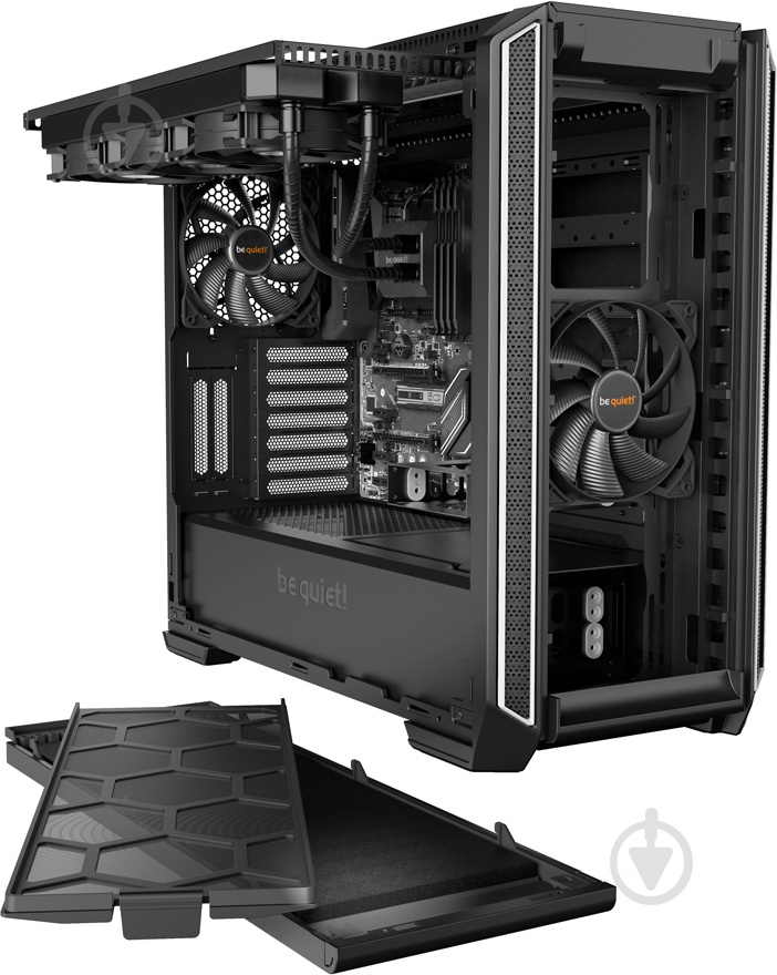 Корпус be quiet! Silent Base 601 Black-Silver (BG027) - фото 4 Корпус be quiet! Silent Base 601 Black-Silver (BG027) - фото 4