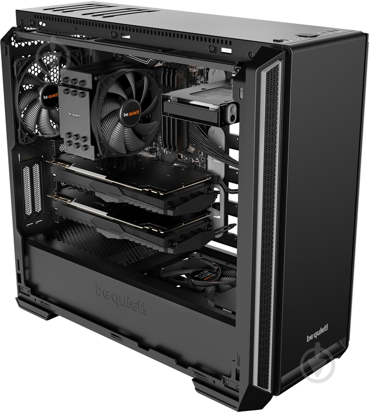 Корпус be quiet! Silent Base 601 Black-Silver (BG027) - фото 5 Корпус be quiet! Silent Base 601 Black-Silver (BG027) - фото 5