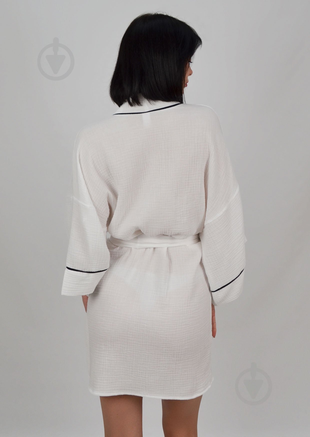 Халат жіночий Roksana Muslin 1164/11013 р. 42 білий - фото 2 Халат жіночий Roksana Muslin 1164/11013 р. 42 білий - фото 2