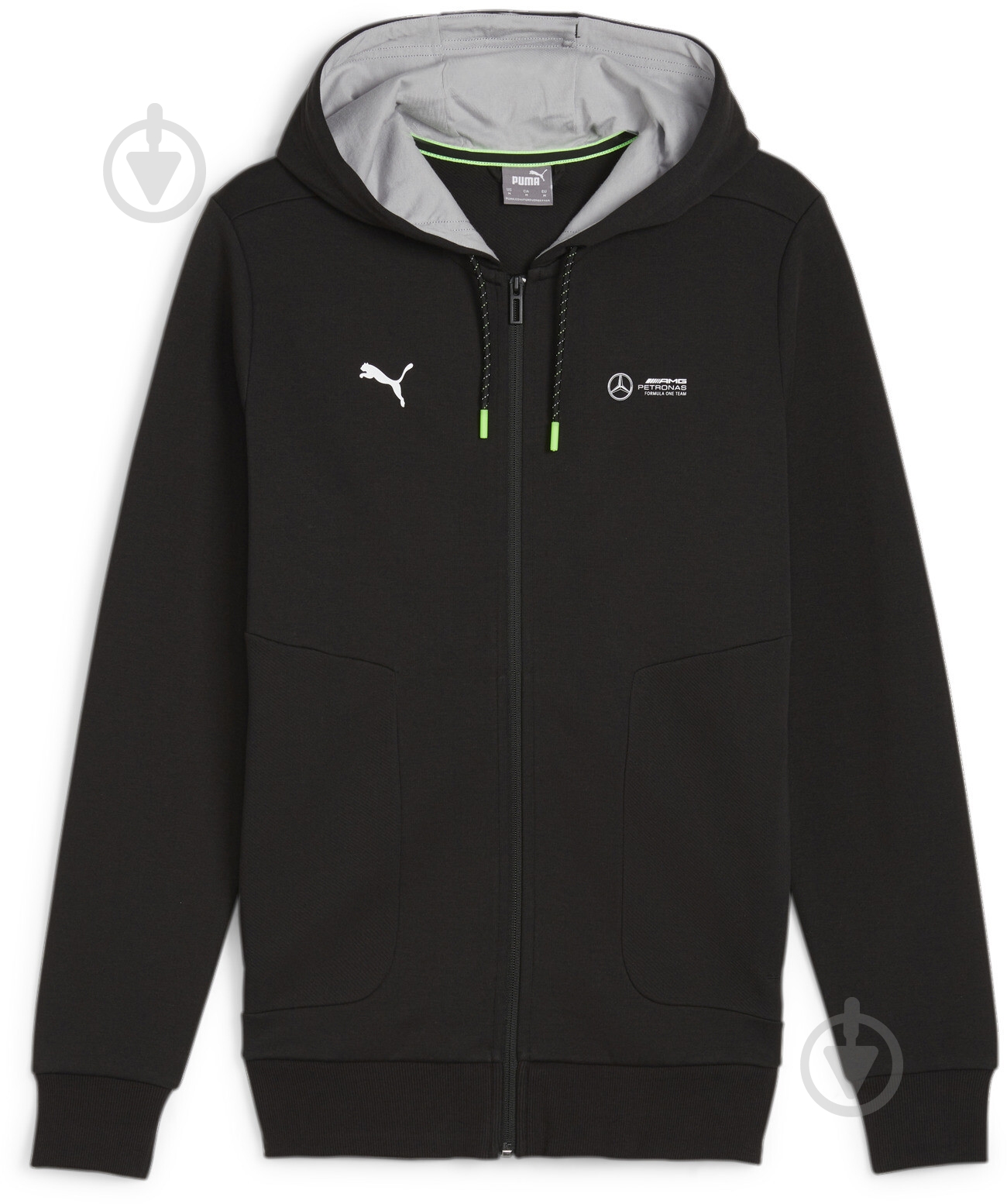 Джемпер Puma MAPF1 HOODED SWEAT JACKET 62374401 р.S черный - фото 1 Джемпер Puma MAPF1 HOODED SWEAT JACKET 62374401 р.S черный - фото 1