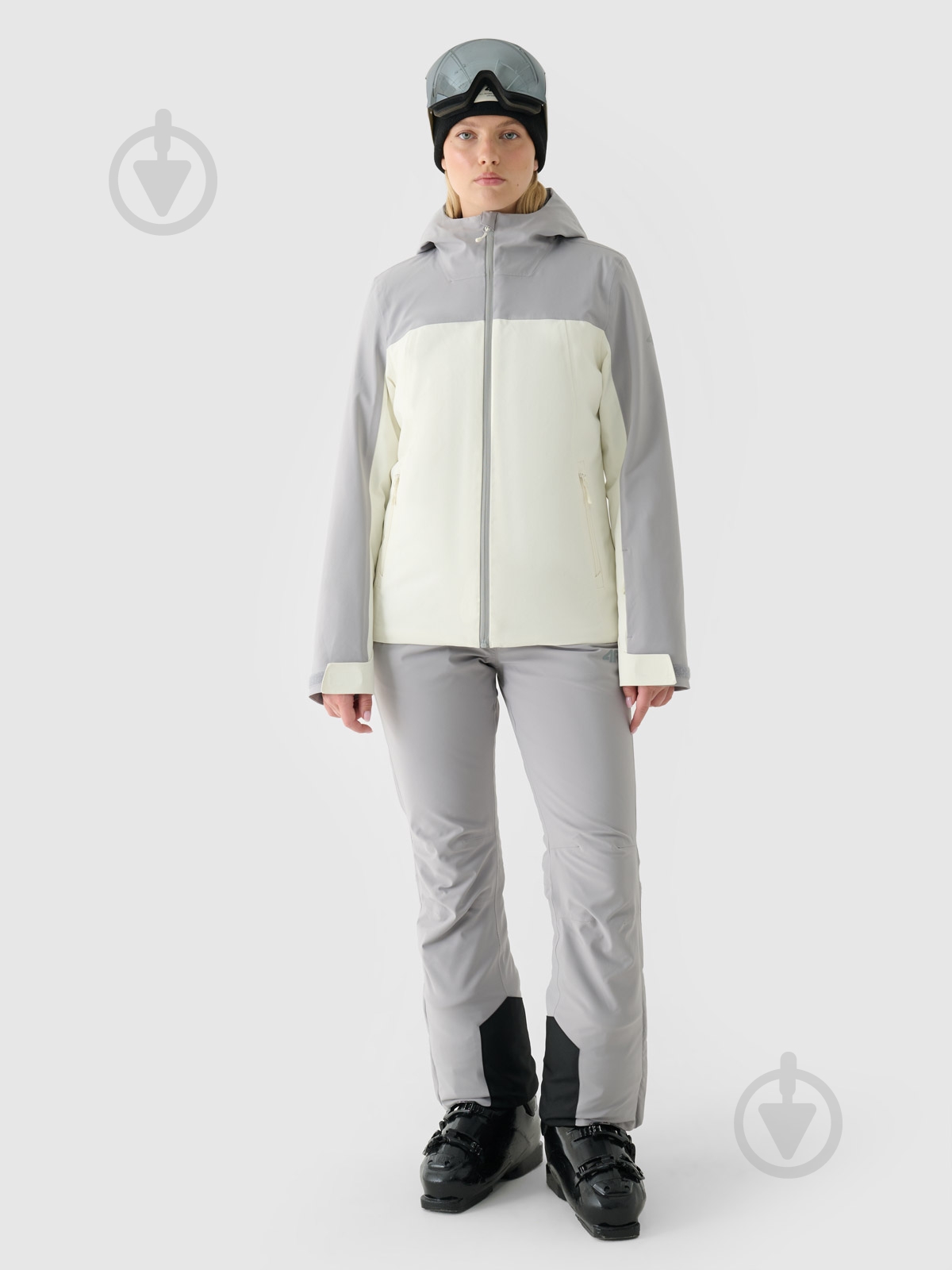 Куртка жіноча зимова 4F TECHNICAL JACKET F572 4FWAW24TTJAF572-27S р.S сіра - фото 7