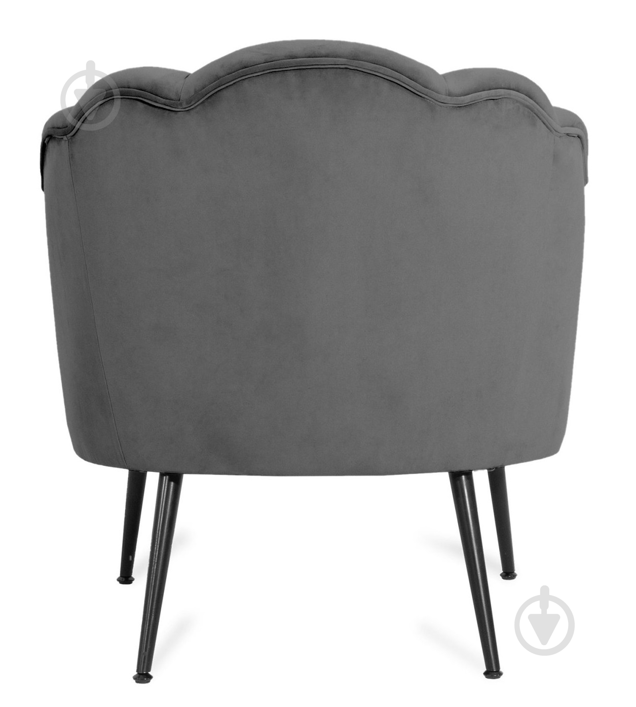 Кресло Homla Ariel серый - фото 4