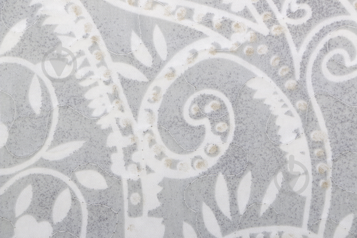 Покрывало Нубия 160x220 см Underprice бело-серый - фото 2