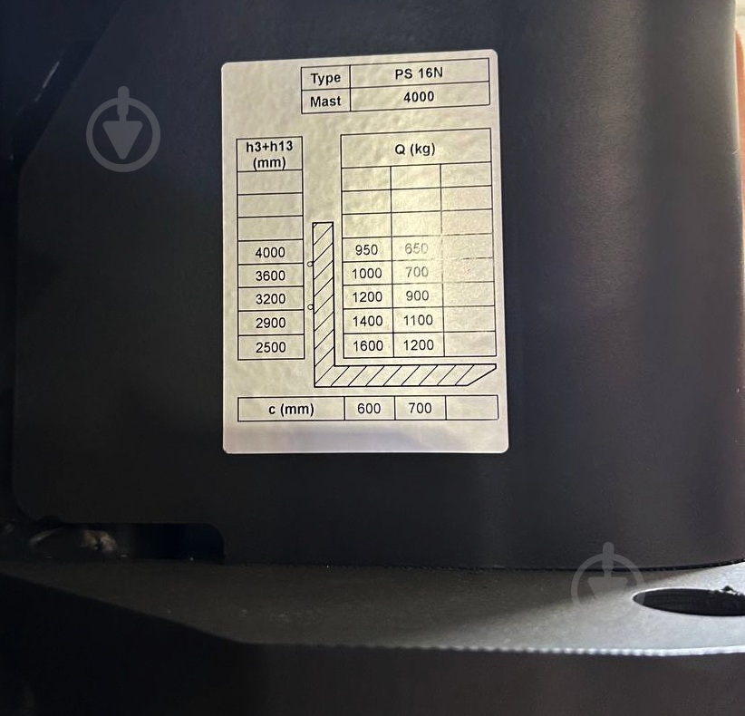 Штабелер электрический GTM PS16N 4000 - фото 6