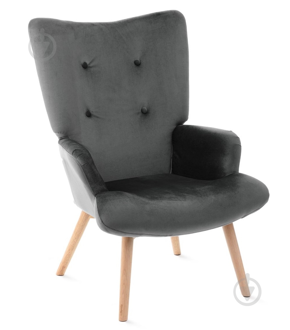 Кресло Homla Moss серый - фото 1 Кресло Homla Moss серый - фото 1