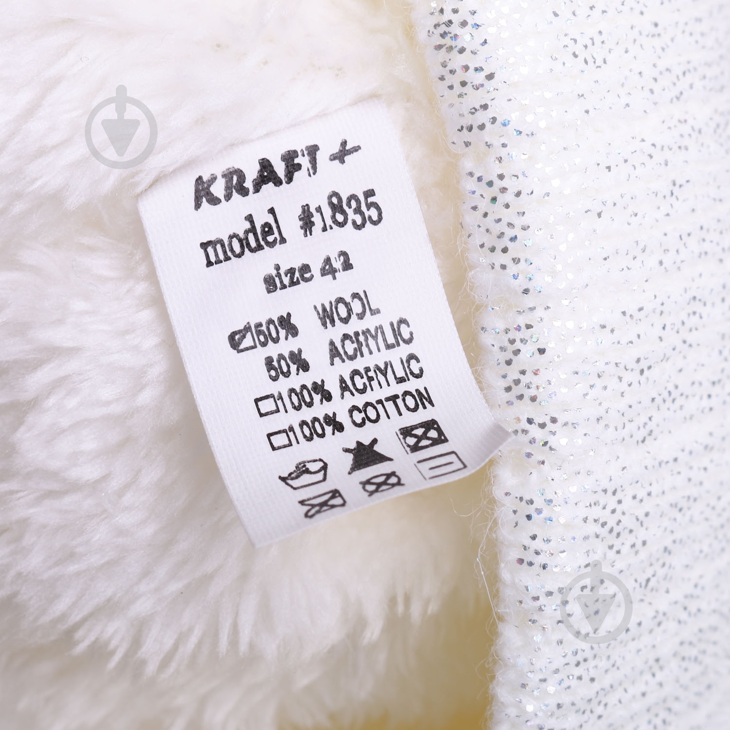 Шапка Kraft р.42-44 1740 белый - фото 4 Шапка Kraft р.42-44 1740 белый - фото 4