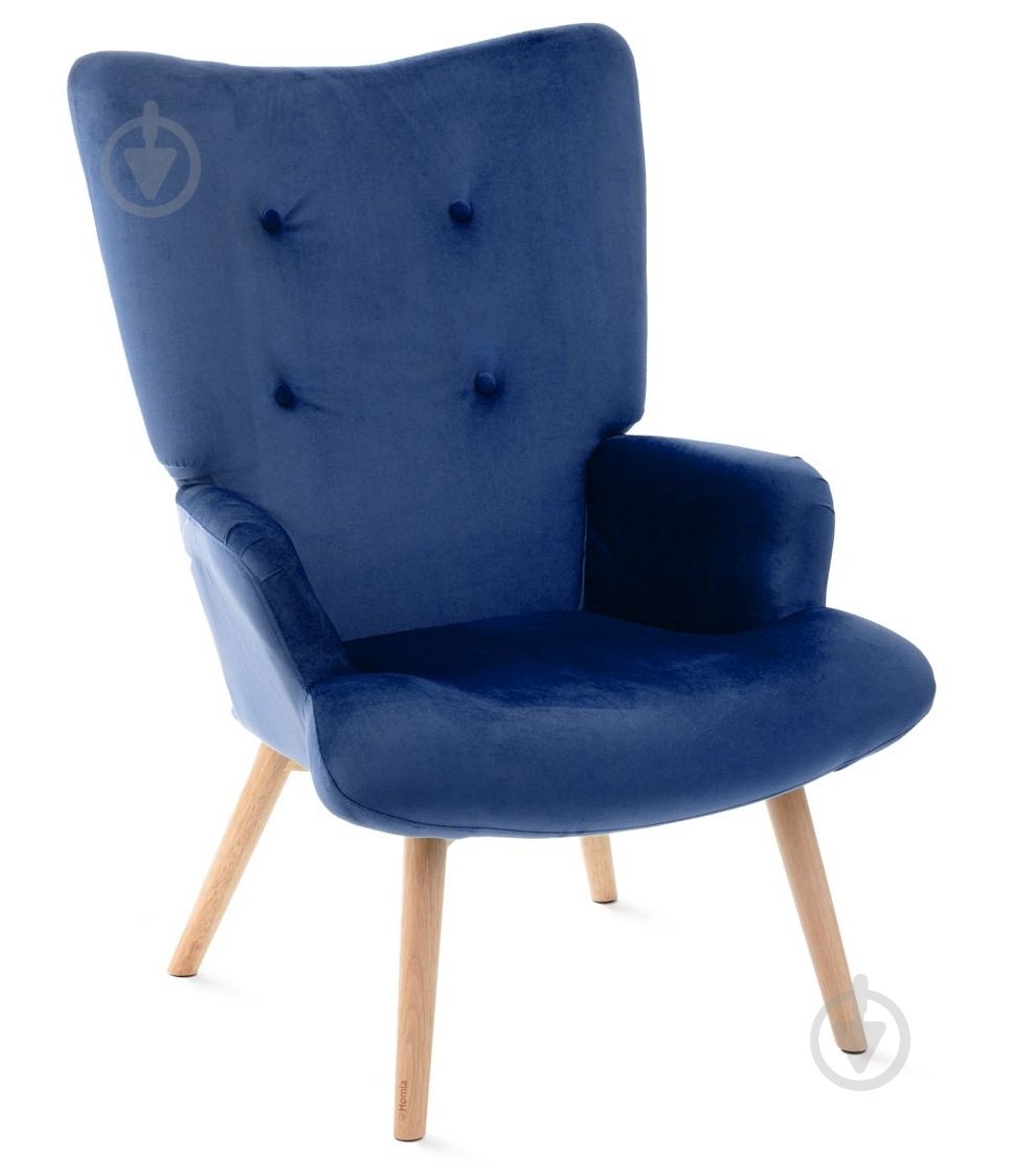 Кресло Homla Moss темно-синий - фото 1 Кресло Homla Moss темно-синий - фото 1