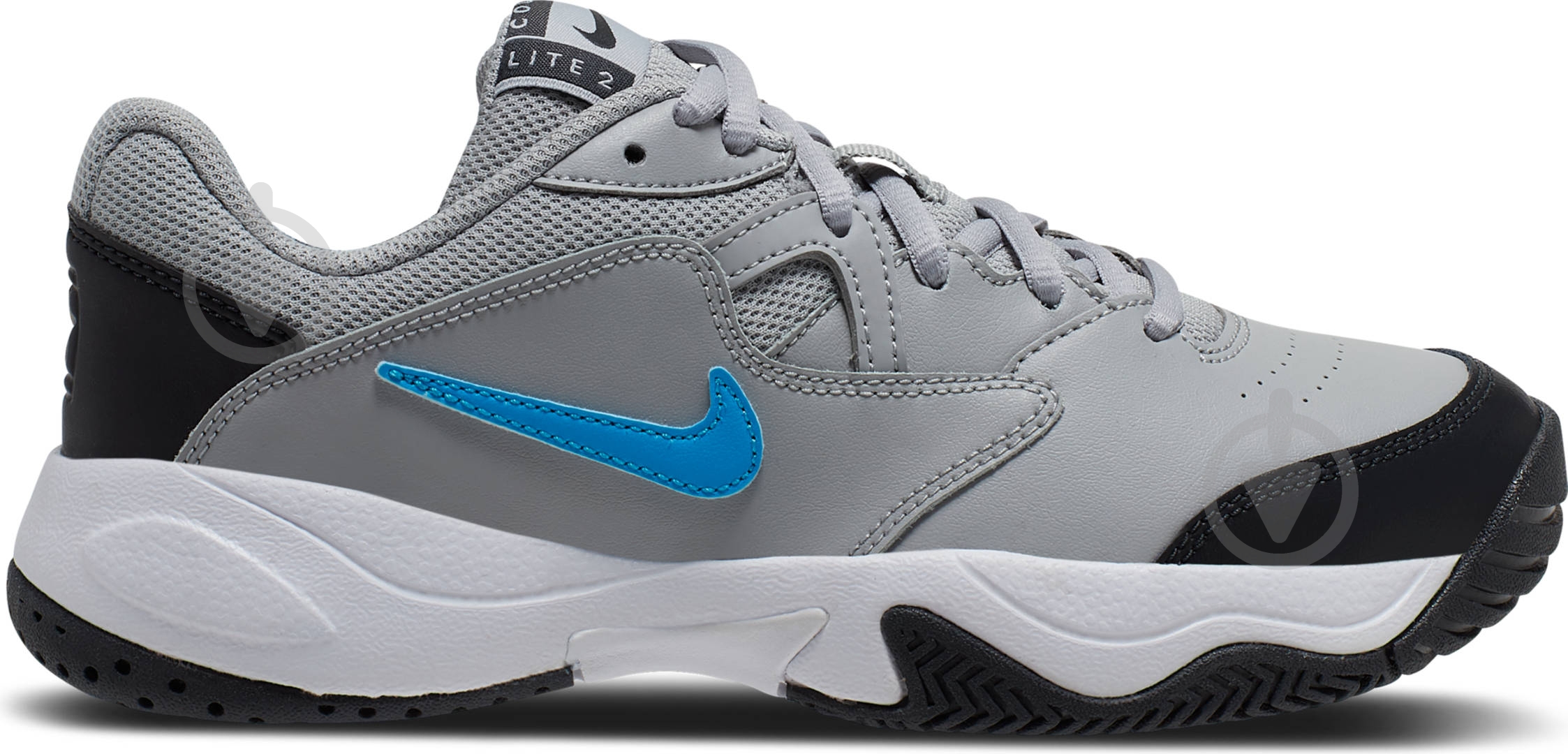 Кроссовки демисезонные Nike JR COURT LITE 2 CD0440-005 р.36 серые - фото 1