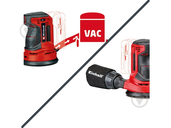 Шлифмашина эксцентриковая Einhell PXC TE-RS 18 Li 4462010 Set - фото 8 Шлифмашина эксцентриковая Einhell PXC TE-RS 18 Li 4462010 Set - фото 8