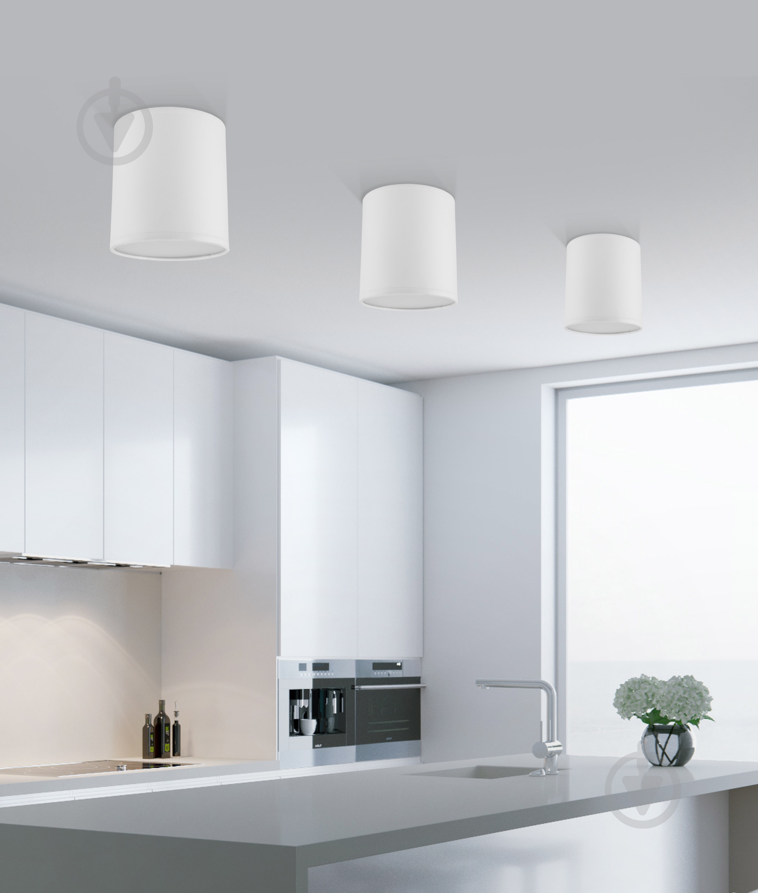 Светильник точечный TK Lighting Office 60 Вт E27 белый 2466 - фото 2