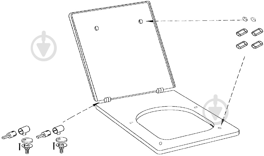 Сиденье для унитаза Jacob Delafon ESCALE E70004-00 - фото 2 Сиденье для унитаза Jacob Delafon ESCALE E70004-00 - фото 2