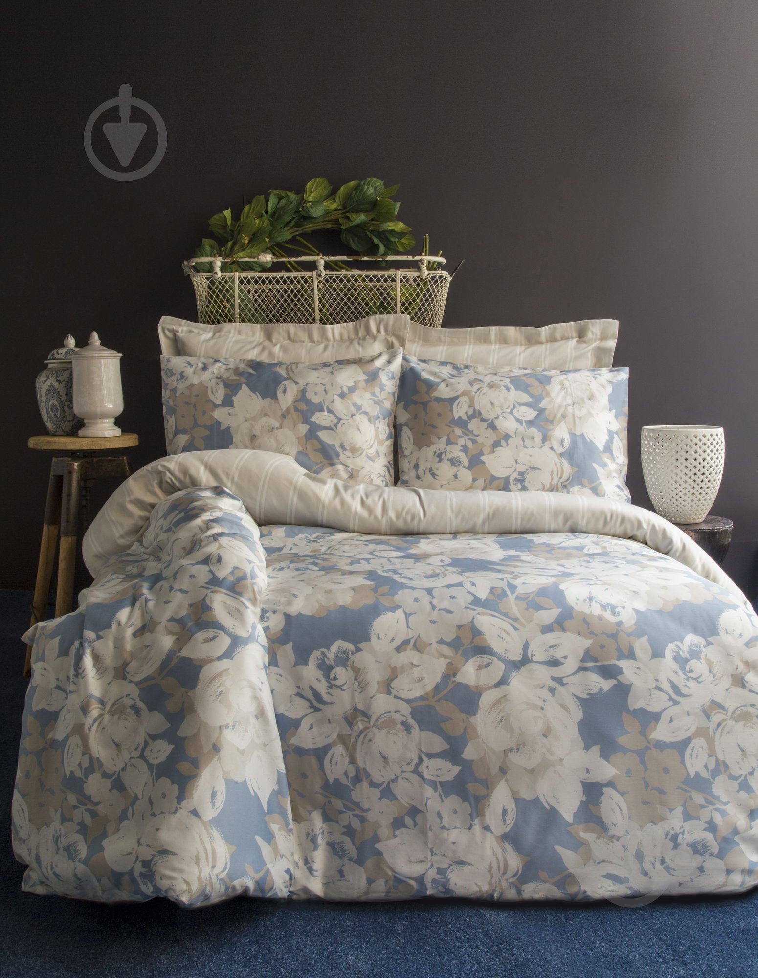 Комплект постільної білизни Deco Rose євро мульті Issimo - фото 1 Комплект постільної білизни Deco Rose євро мульті Issimo - фото 1