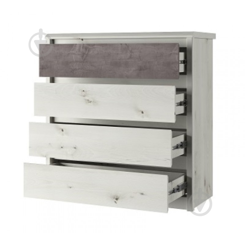 Комод Nonell 4s ольха полярная/оникс - фото 2