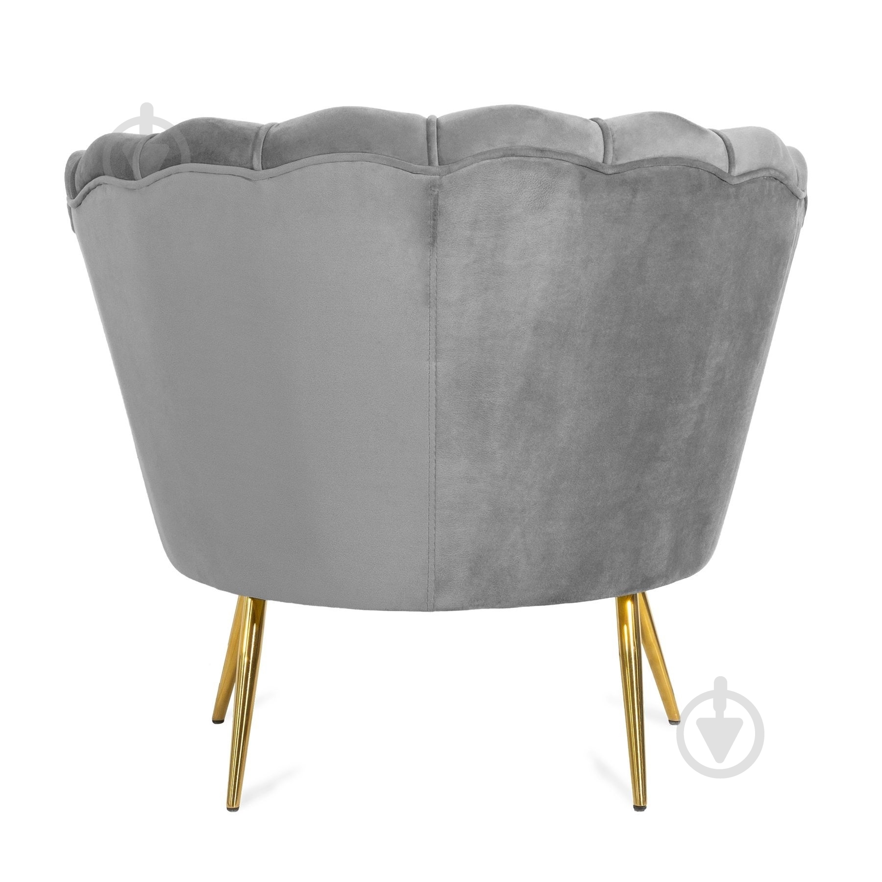 Кресло Homla SHELLY серый - фото 2