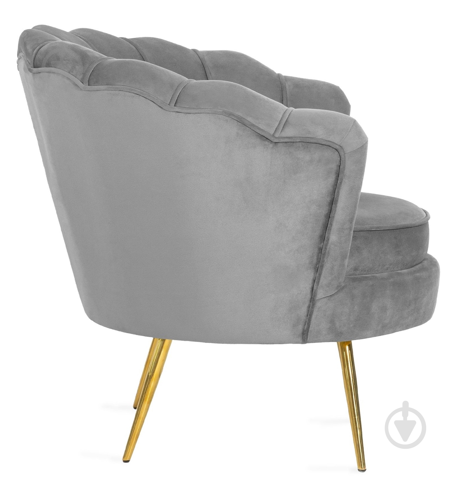 Кресло Homla SHELLY серый - фото 6