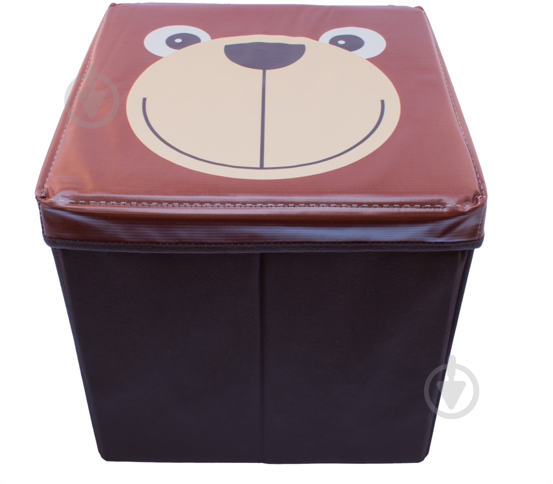 Детский пуф Зоопарк медведь красный - фото 2